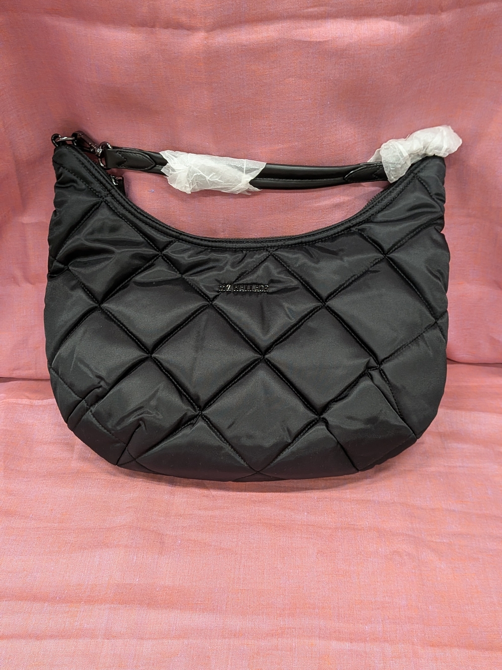 MZ Wallace Madison Black Quilted Shoulder Bag